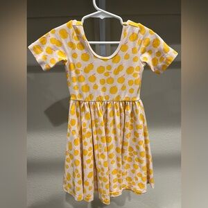 The Short Sleeve Ballet Dress in Sweet Citrus